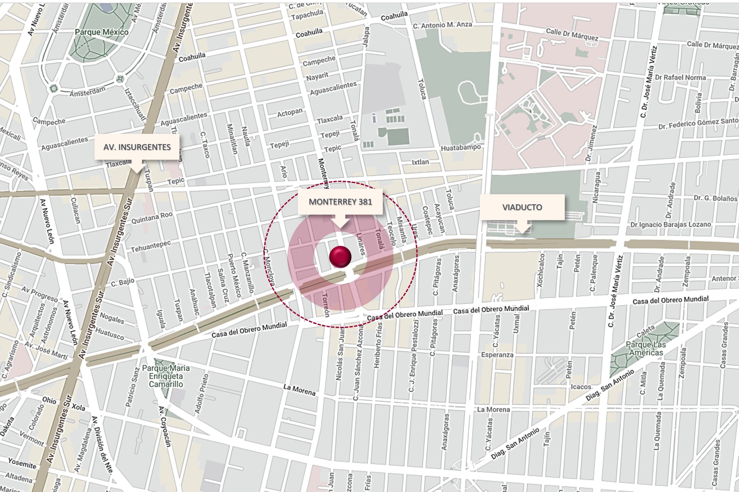 Mapa del inmueble
